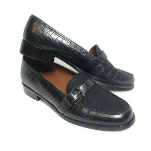 Etienne Aigner Black "Carver" Loafers 8.5 M